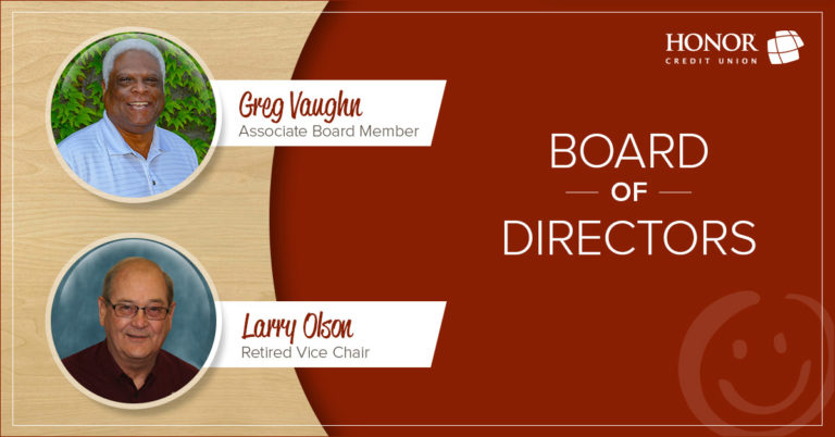 honor credit union announces board of director changes