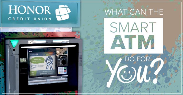 image of an honor credit union smart atm machine