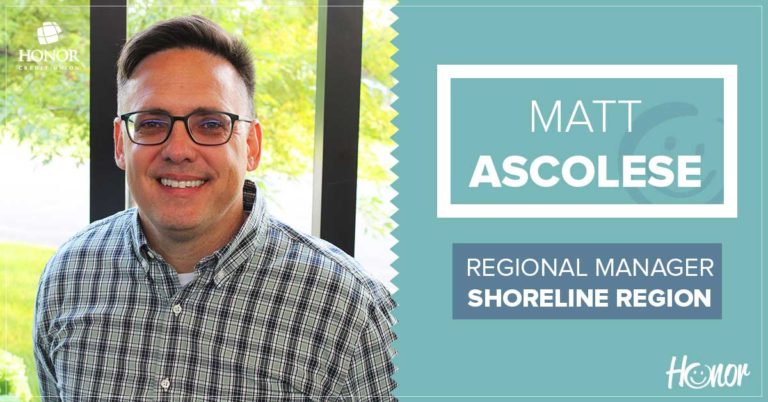 honor credit union regional manager for the shoreline region matt ascolese