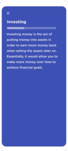 Screenshot of Zogo content