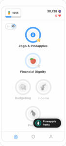 Screenshot of Zogo homepage